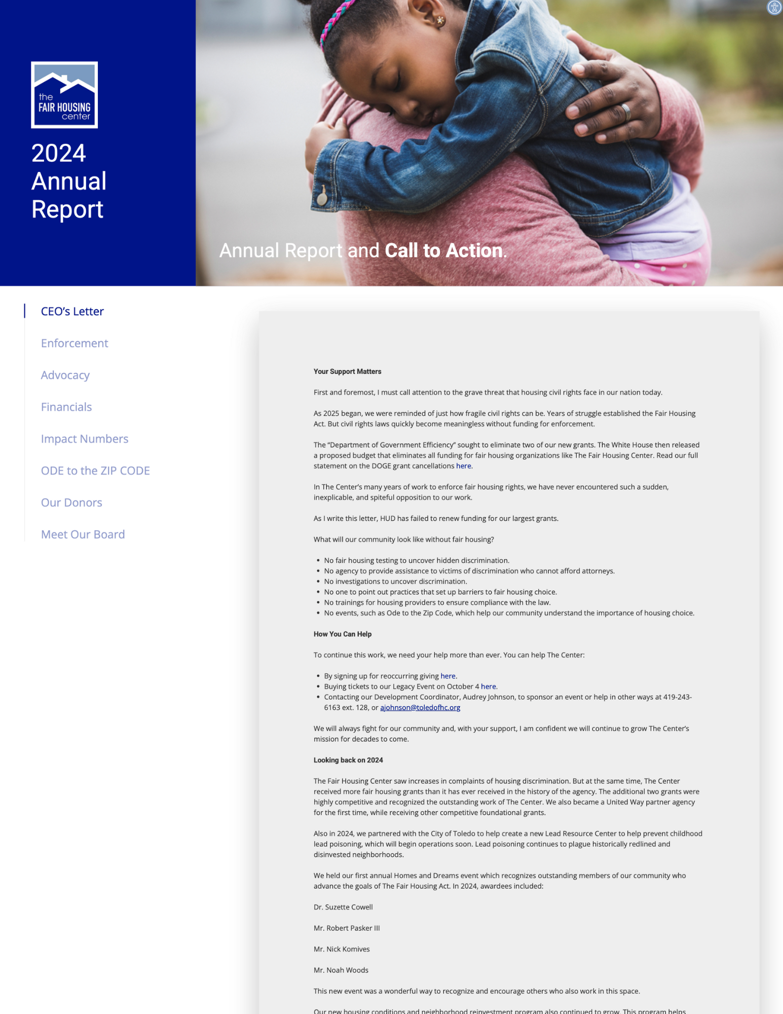 2024 Annual Report Cover